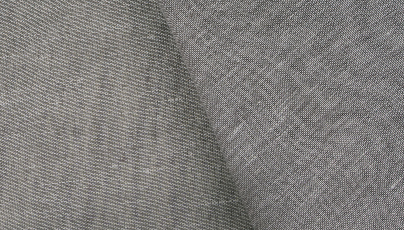Hampton curtain fabric in Stone