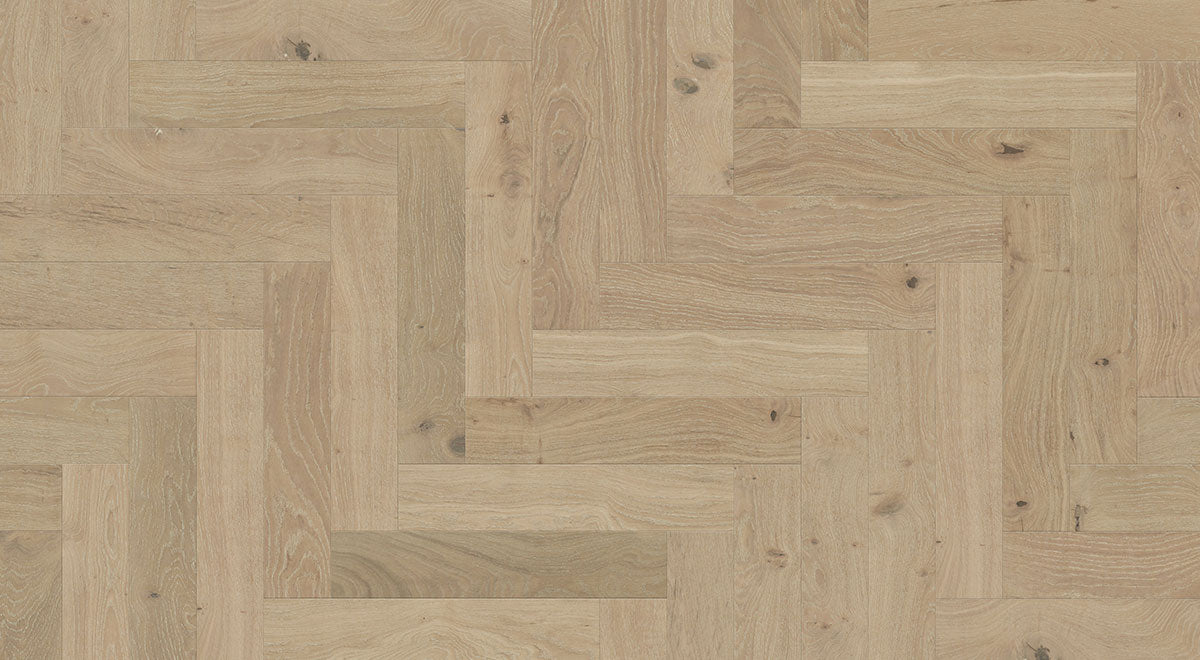 Earthlandia Engineered Oak 14mm - Hillside Haven Herringbone – room scene 2