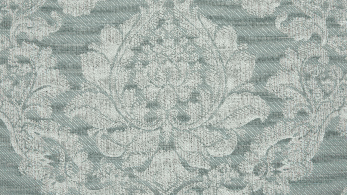 Versailles curtain fabric in Teal