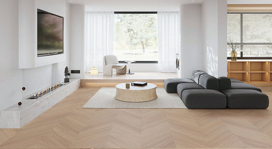 Immortal Chevron Hybrid 9mm - Loki Spotted Gum – room scene 1