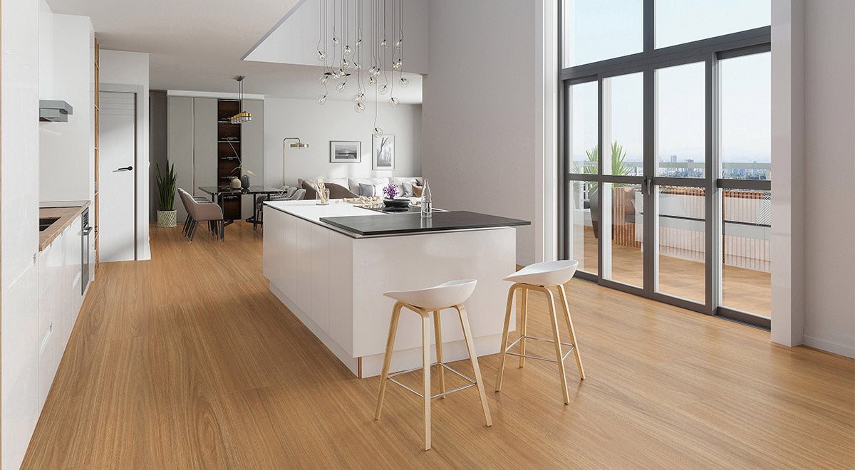 Enchanted Hybrid 7.5mm - Lorien Spotted Gum – room scene 1