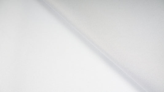 Blanco curtain fabric in White and Chalk
