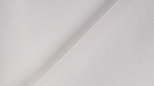 Delta curtain fabric in White