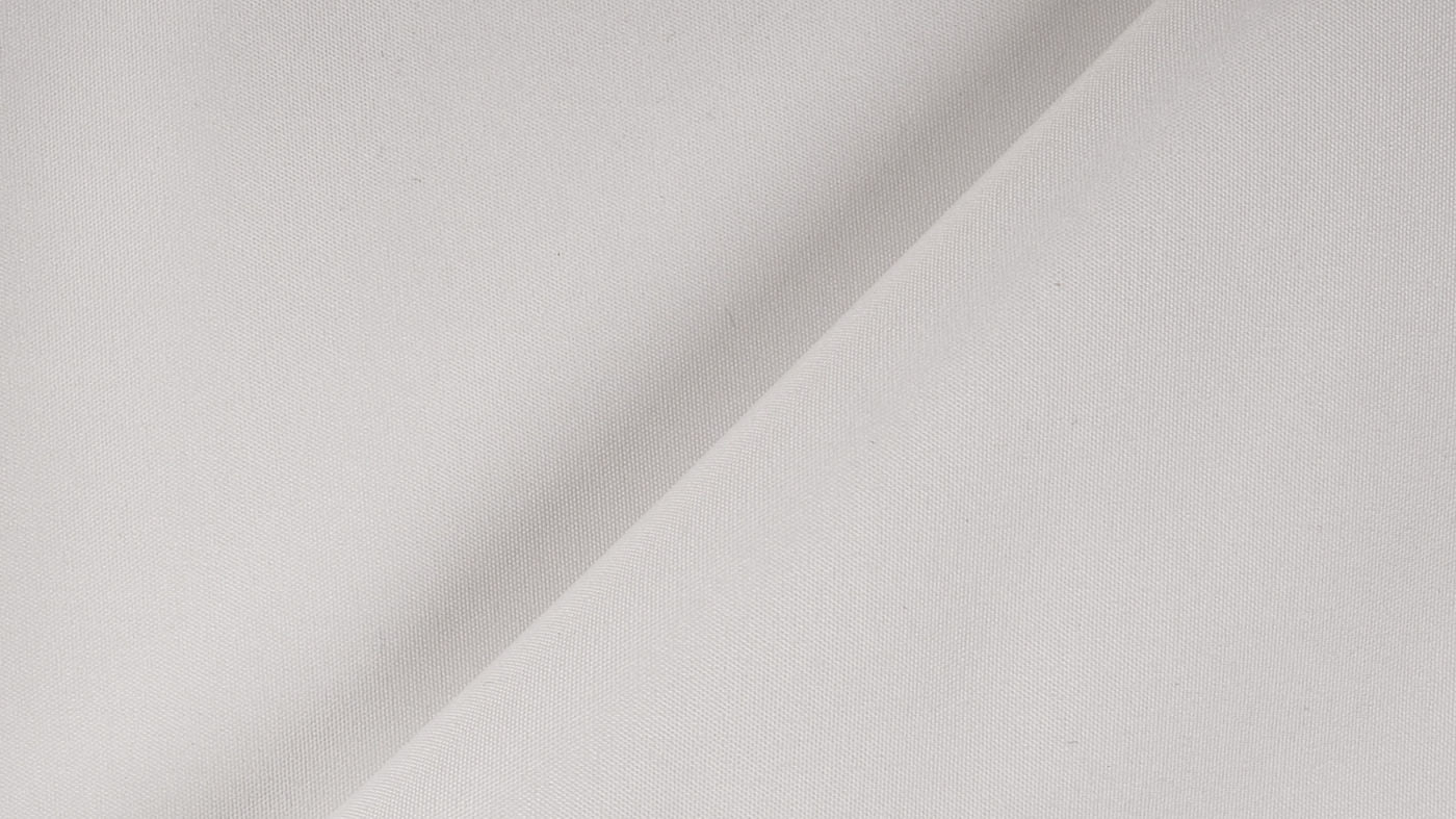 Solos curtain fabric - White