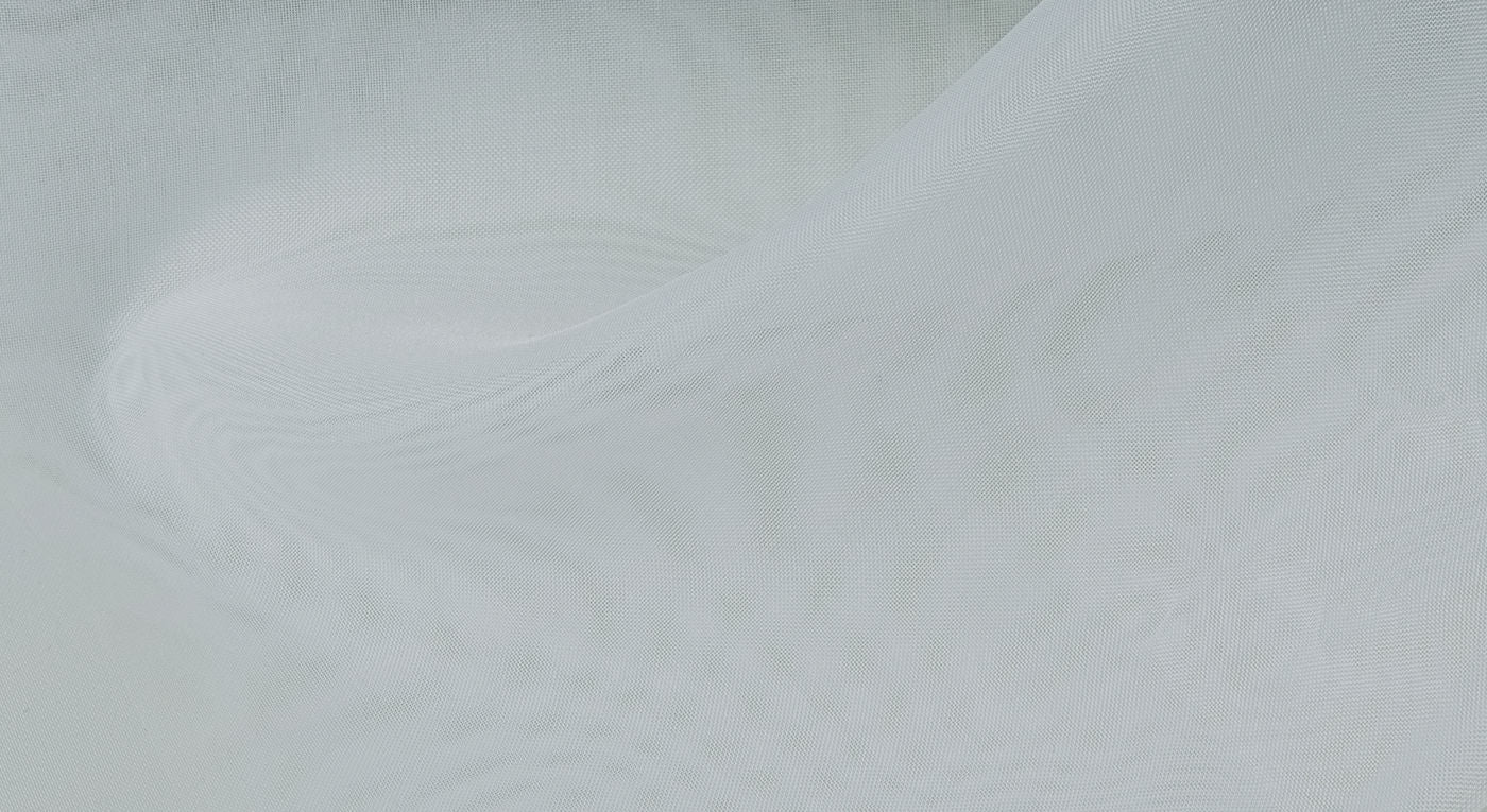 Lucern curtain fabric - White