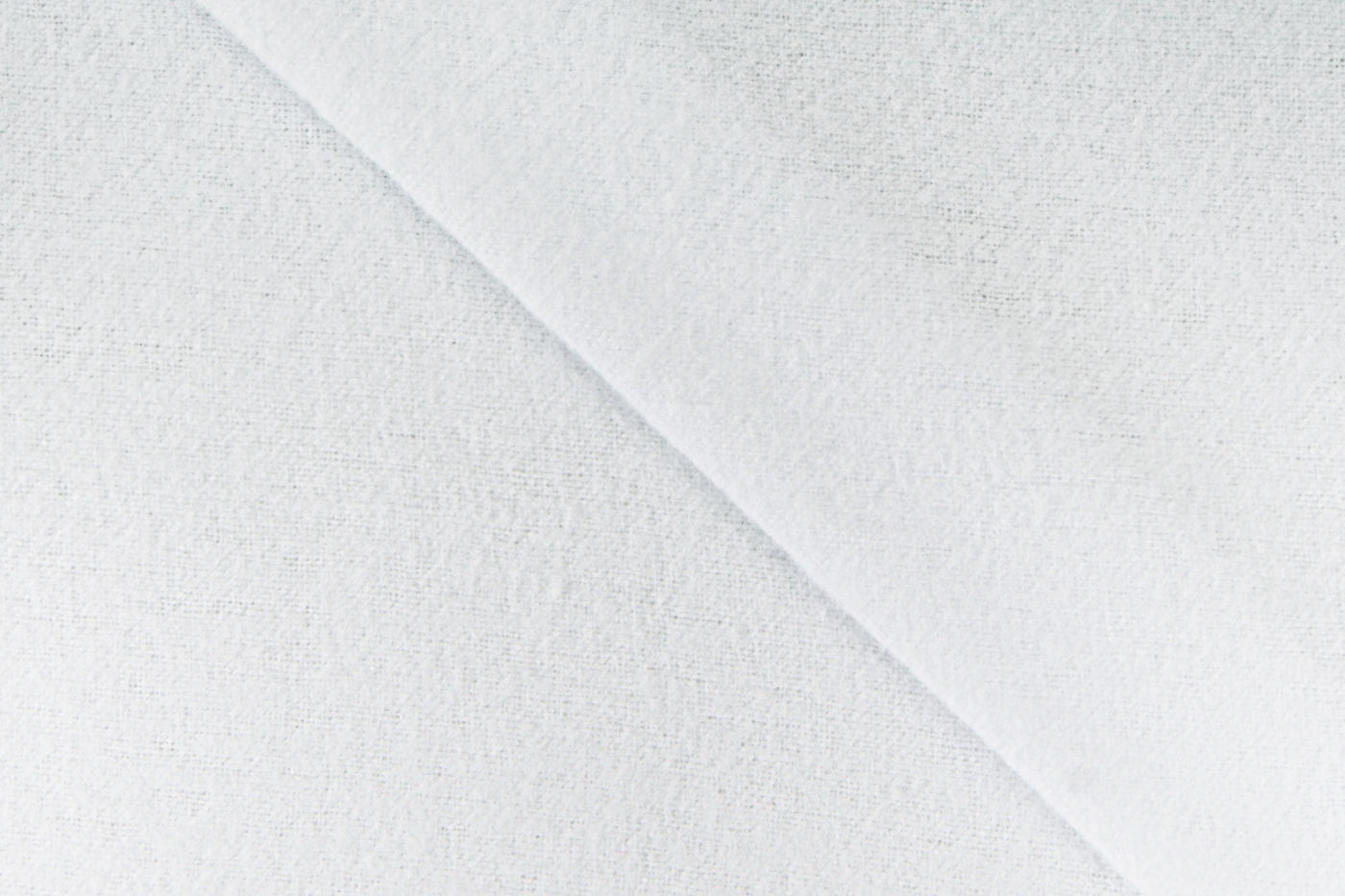 Bumph Deluxe curtain fabric in White