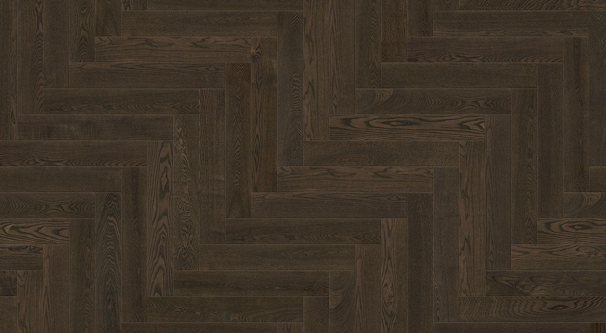 Beauty Engineered Timber 14mm - Nightgrain Herringbone – room scene 2