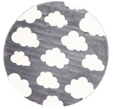 Cloud Dark Grey White