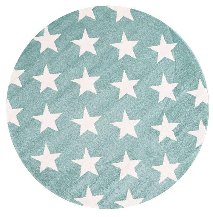 Stars Aqua White