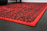 Tribute Afghan Traditional Red Rug