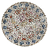 Roman Mosaic Four Sesons Multi Round Rug