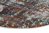 Roman Mosaic Solid Multi Round Rug