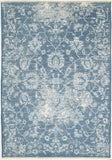 Rusty Vintage Classic, Amazing 2 in 1 Reversible Rug Blue