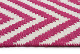 Abode Chevron Design Pink Rug - Cheapest Rugs Online - 3