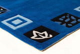 Gold Collection 117 Blue Rug