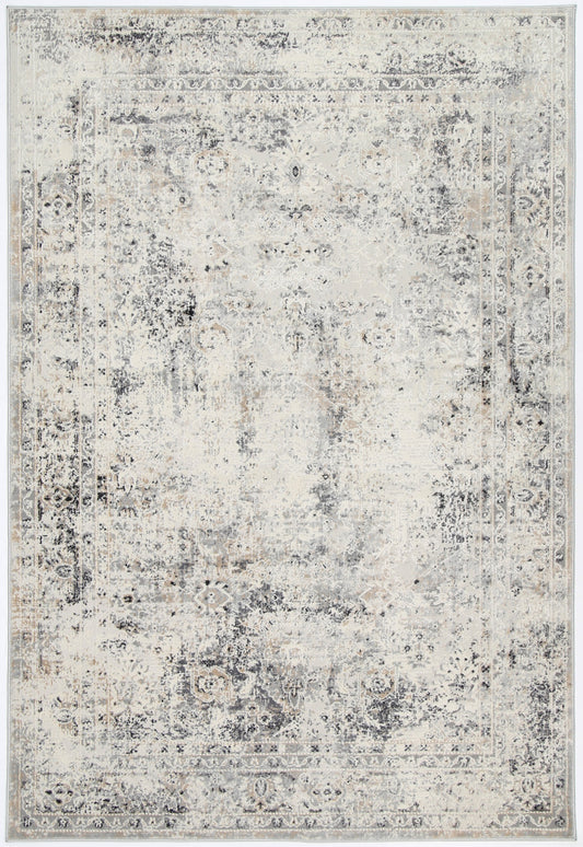 Expressions Beige Grey Contemporary Rug