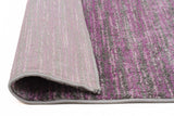 Harmony Pandora Contemporary Stripe Aubergine Grey Rug