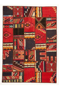 Oriental Hand Knotted Patchwork Kilim Rug - Cheapest Rugs Online - 1