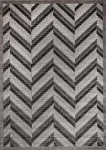 Cario Chevron Stripes Grey