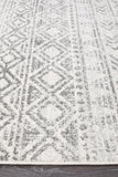Oasis Ismail White Grey Rustic Rug