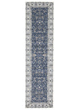 Palace Aisha Oriental Runner Rug Blue White