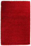 Pandora Collection Thick Soft Polar Red Shag Rug