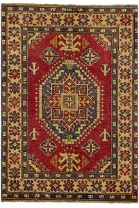 Authentic Afghan Hand Knotted Kazak Rug - Cheapest Rugs Online - 1