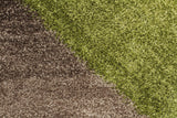 Prism Maria Green Multi Coloured Textured Rug