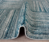 Melbourne Blue Teal Scoubidou Pattern Rug