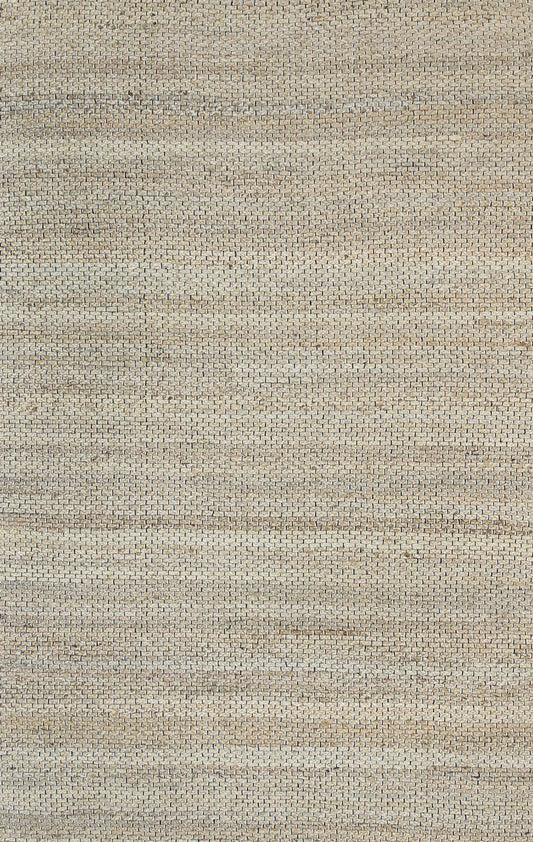 Taj Black Natural Basket Weave Jute Rug