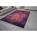 Spirit Pink and Multi Colour Absract Rug